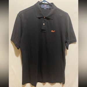 Vineyard vines men polo Black shirt Size S